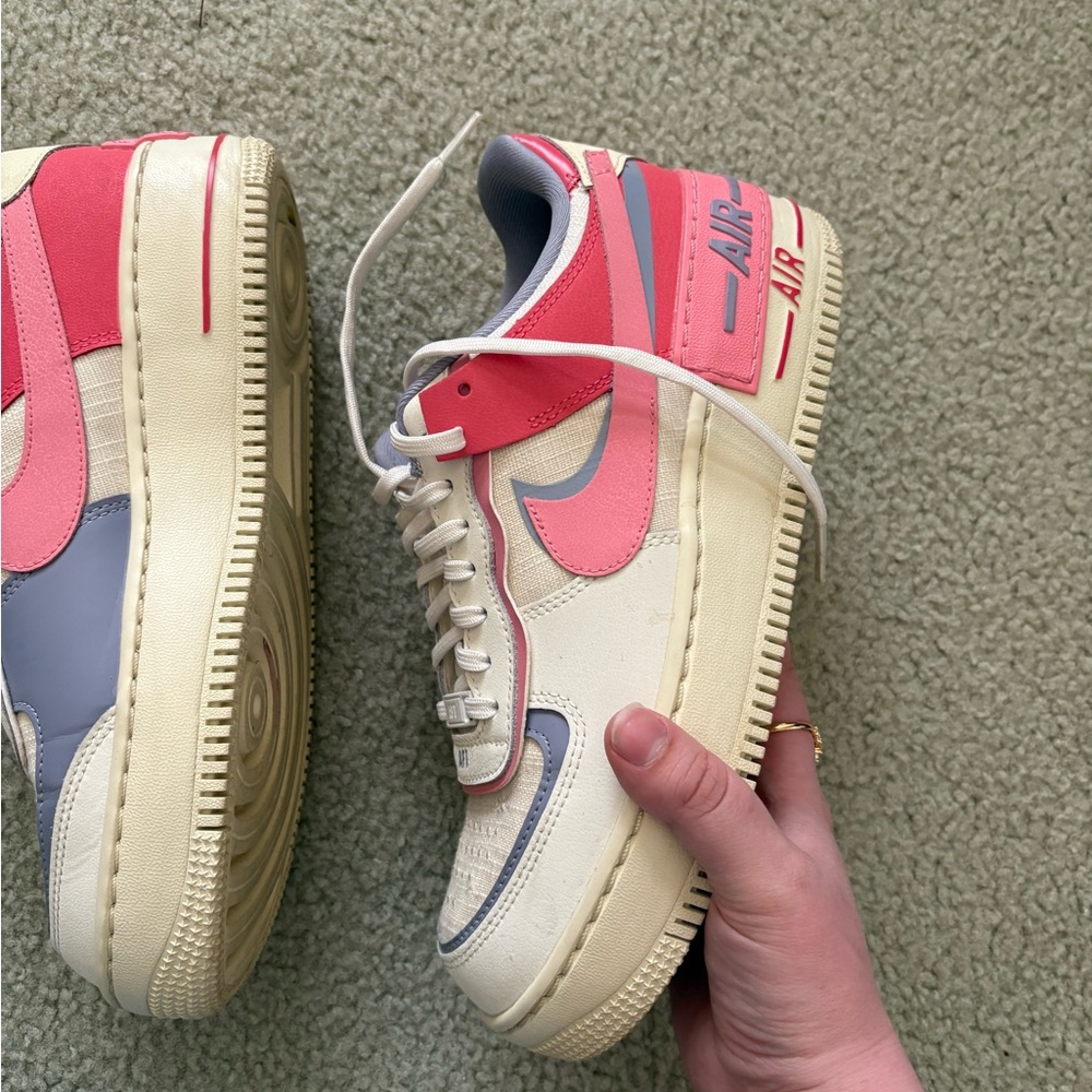 Nike Women's Sneakers - Pink, White, and Purple - Picture 7 of 8